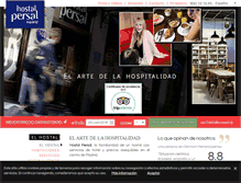 Tablet Screenshot of hostalpersal.com